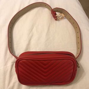Red Fanny pack